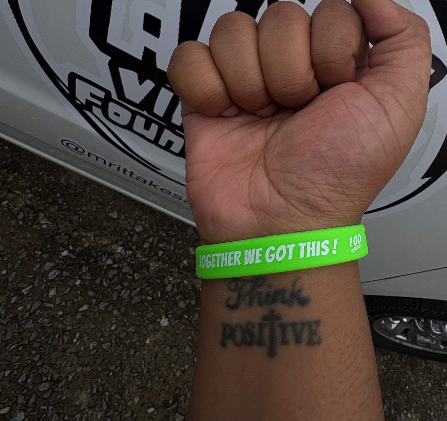 ποΈ It Takes Ahhh Village Rubber Wristband